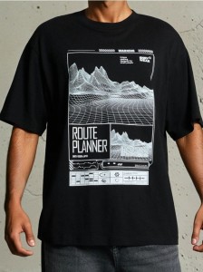 Koszulka z krótkim rękawem - czarny