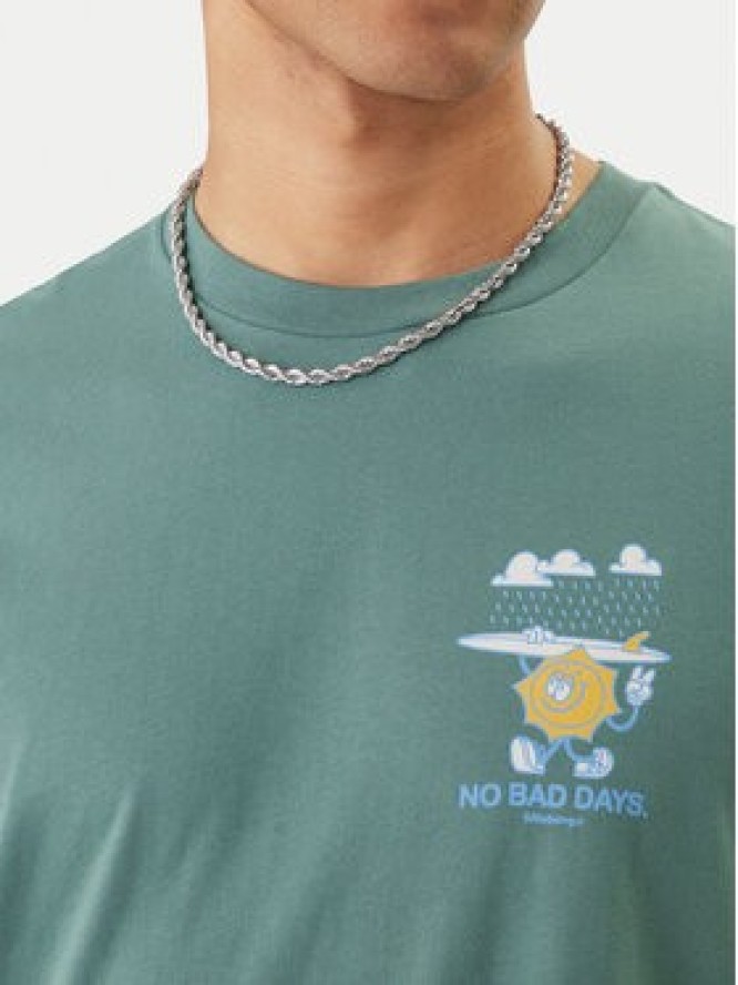 Billabong T-Shirt Gimmicks EBYZT00363 Zielony Regular Fit