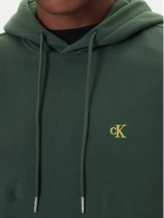 Calvin Klein Jeans Bluza LV04RC297G Zielony Regular Fit