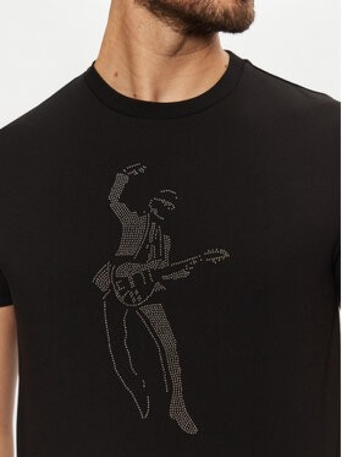 KARL LAGERFELD T-Shirt 755089 551225 Czarny Regular Fit