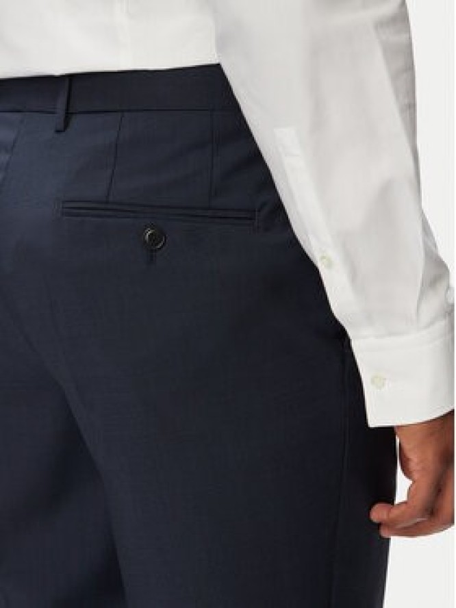 BOSS Garnitur H-Huge 50569798 Granatowy Slim Fit