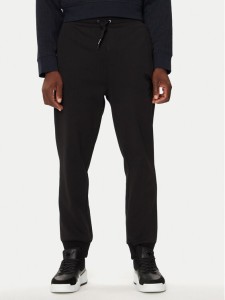 Armani Exchange Spodnie dresowe 6DZPAB ZJKBZ 1200 Czarny Regular Fit