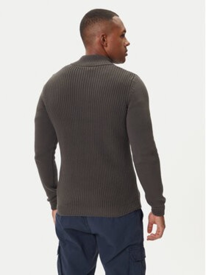 Aeronautica Militare Sweter 252MA1572UL00409 Szary Slim Fit