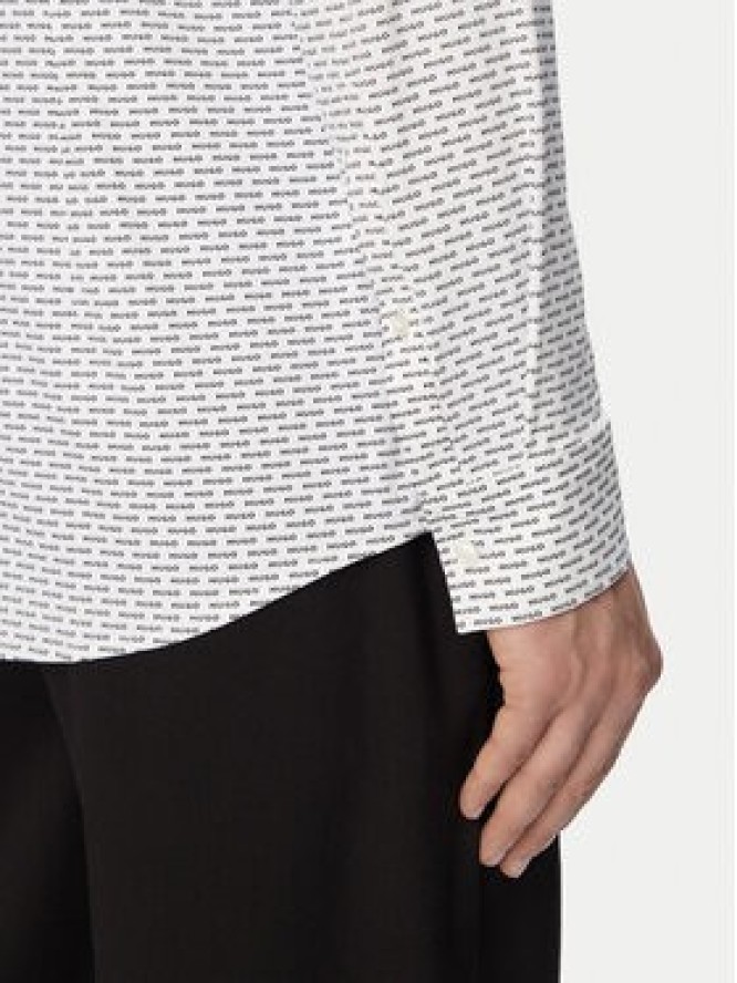 HUGO Koszula Kenno 50561158 Czarny Slim Fit