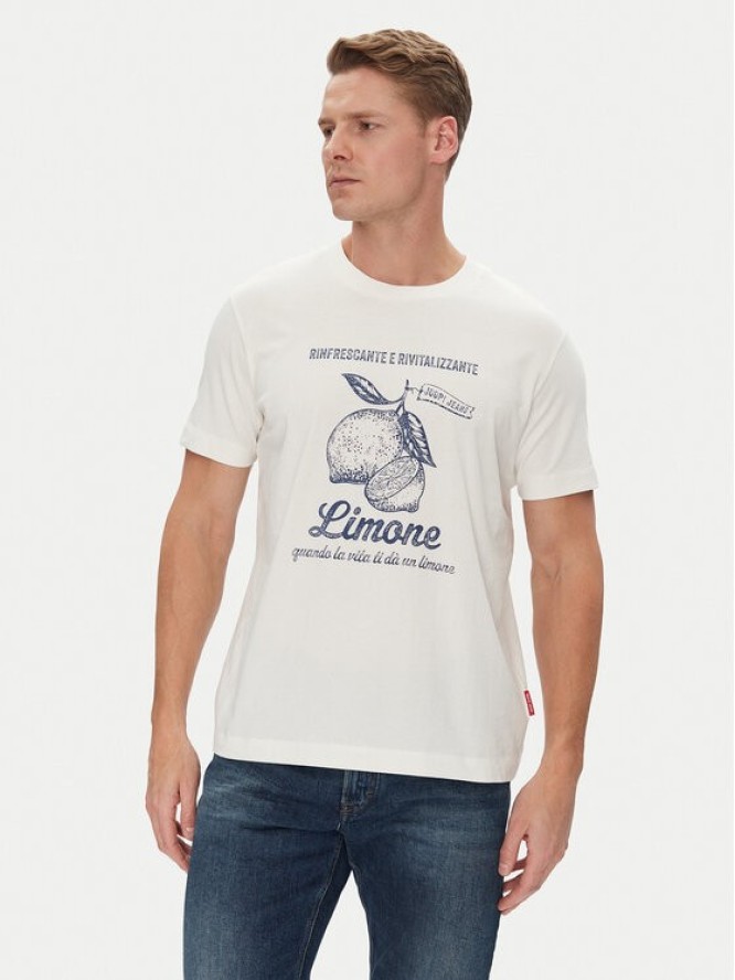 JOOP! Jeans T-Shirt 15 JJJ-25Almir 30045693 Beżowy Modern Fit