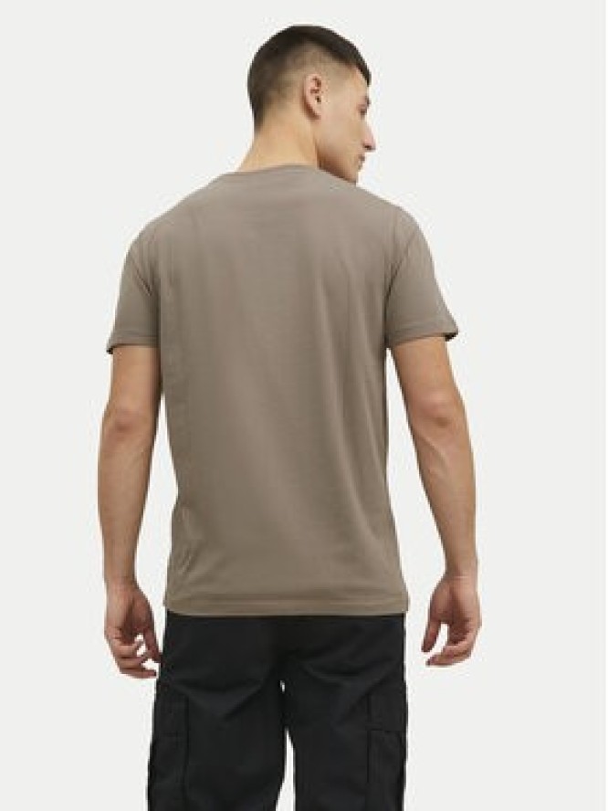 Jack & Jones T-Shirt Organic Basic 12156101 Beżowy Regular Fit