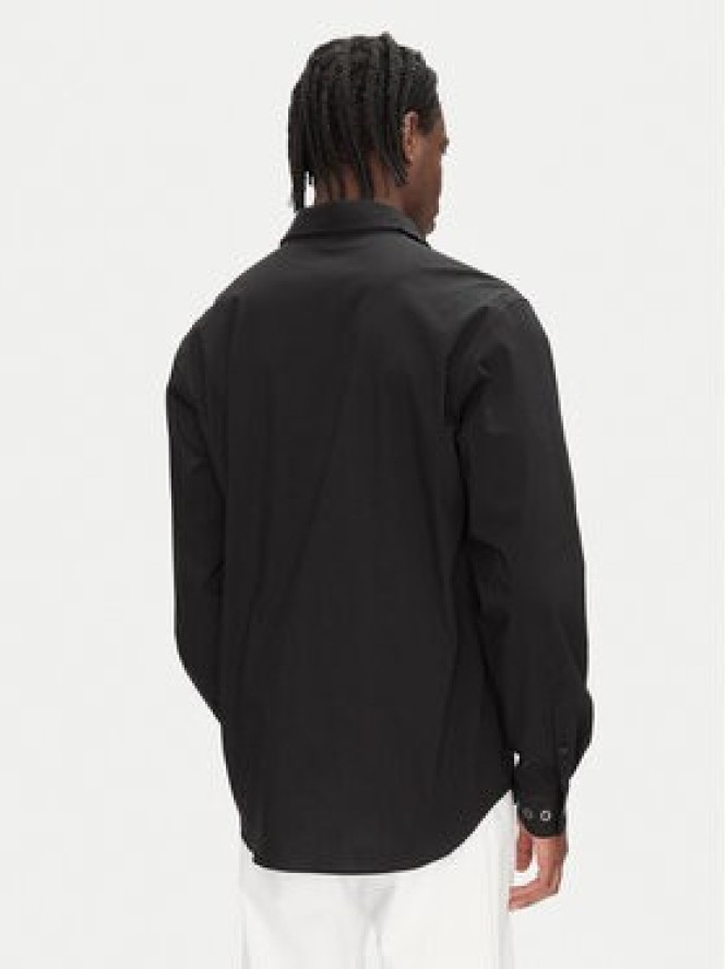 Just Cavalli Koszula 78OAL2A0 Czarny Relaxed Fit