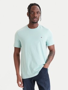 Tommy Hilfiger T-Shirt Ess Seasonal MW0MW39995 Zielony Regular Fit