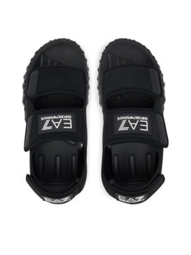 EA7 Emporio Armani Sandały XBR004 XK449 R312 Czarny
