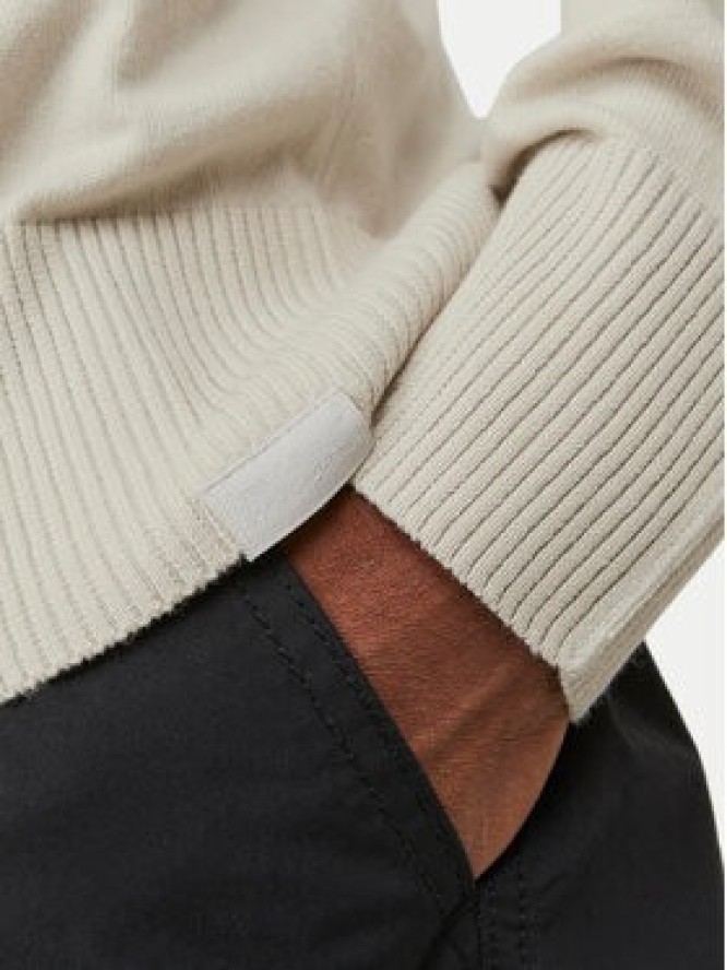 Jack & Jones Sweter Collective 12251556 Beżowy Relaxed Fit