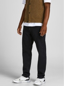 Jack & Jones Jeansy Chris 12168656 Czarny Relaxed Fit