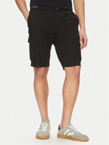 Paul&Shark Szorty materiałowe 25414025 Czarny Regular Fit