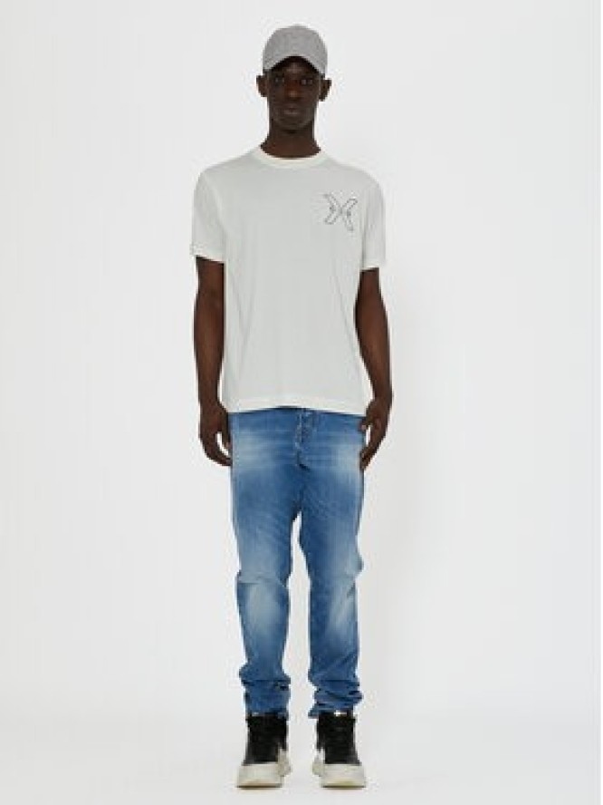 Richmond X T-Shirt Rached UMP24031TS Biały Regular Fit