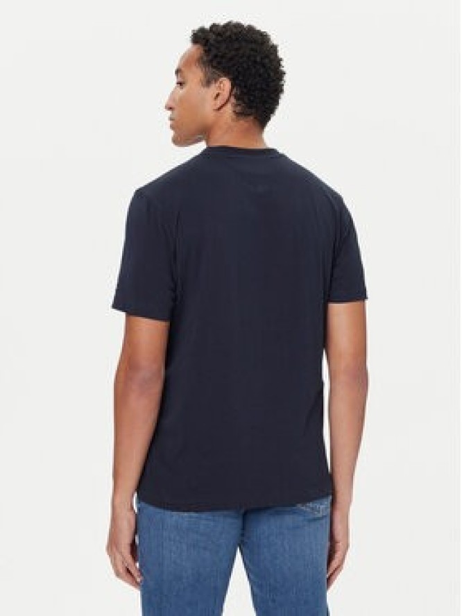 Tommy Hilfiger T-Shirt Stack Graphic MW0MW40002 Granatowy Regular Fit