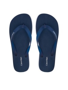 Calvin Klein Japonki Logo Strap HM0HM02105 Granatowy