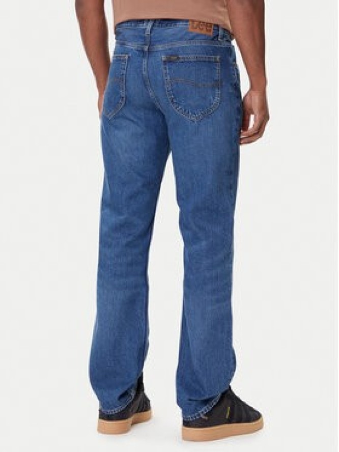 Lee Jeansy West 112364167 Niebieski Straight Fit