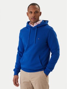 Tommy Hilfiger Bluza Essential MW0MW37235 Niebieski Regular Fit