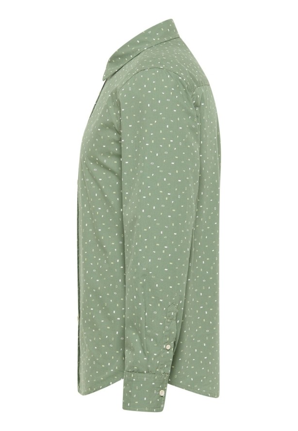 Męska Koszula MUSTANG Elmore Aop On Dark Green 1014762 12547