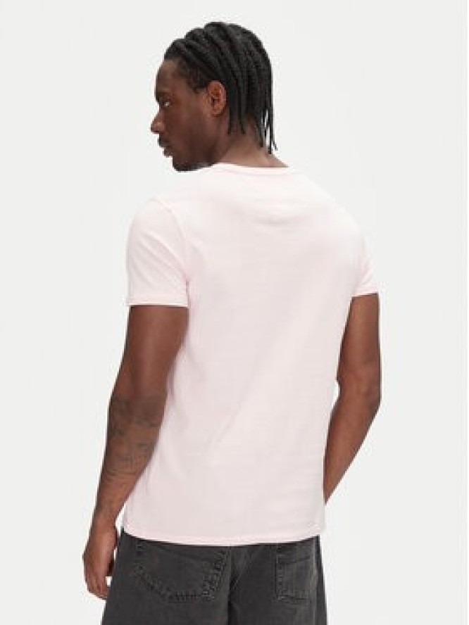 Tommy Jeans T-Shirt DM0DM04411 Różowy Slim Fit