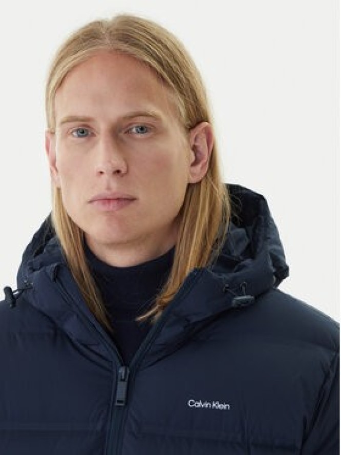 Calvin Klein Kurtka puchowa LV04LD516G Niebieski Regular Fit