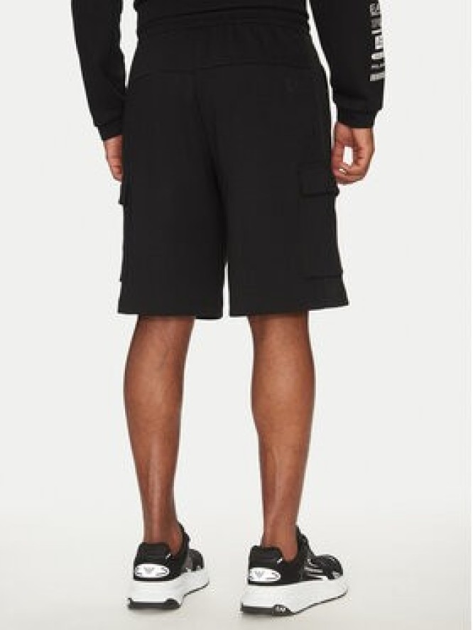 EA7 Emporio Armani Szorty sportowe 7M000326 AF12660 UC001 Czarny Regular Fit