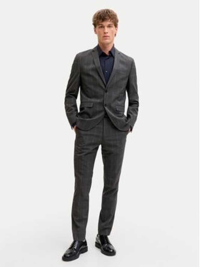 Jack & Jones Garnitur Franco 12183530 Szary Super Slim Fit