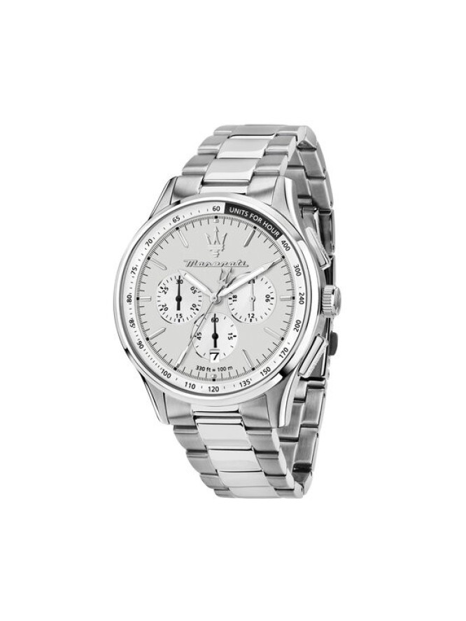 Maserati Zegarek Sorpasso Chronograph R8873624013 Srebrny