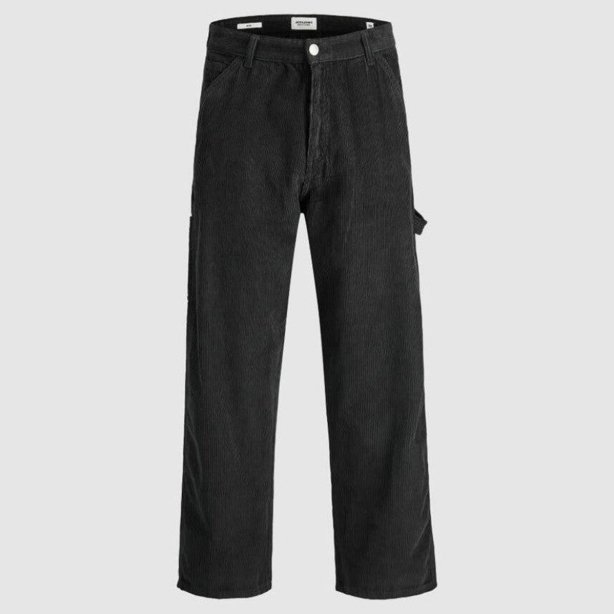 Chino Jack & Jones Alex sztruksowy cieśla czarny