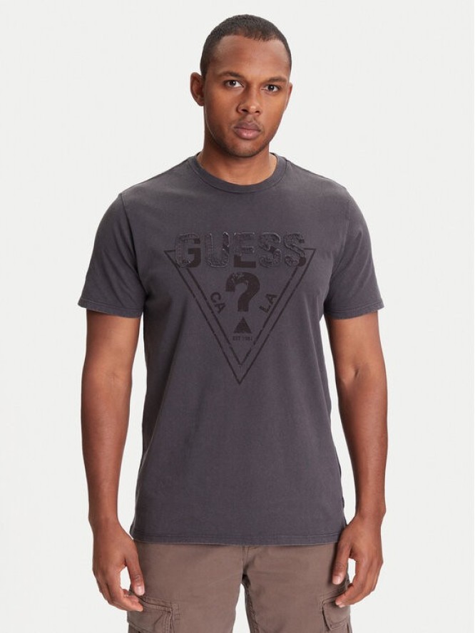 Guess T-Shirt 176639 Czarny Classic Fit