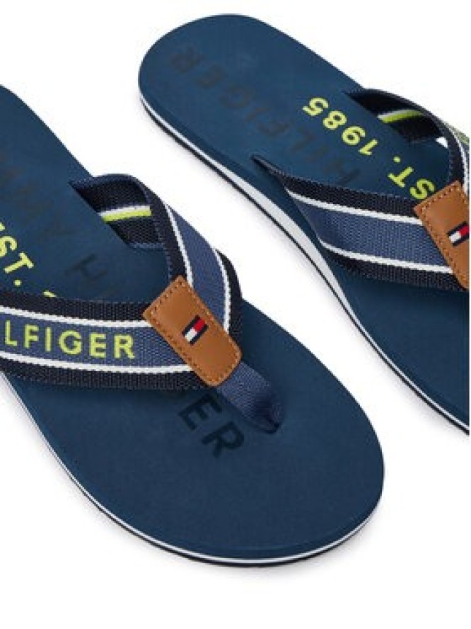Tommy Hilfiger Japonki Sporty Hilfiger Beach Sandal FM0FM05805 Niebieski
