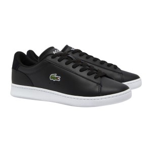 Sneakersy męskie Lacoste Carnaby Set buty sportowe tenisówki trampki czarne