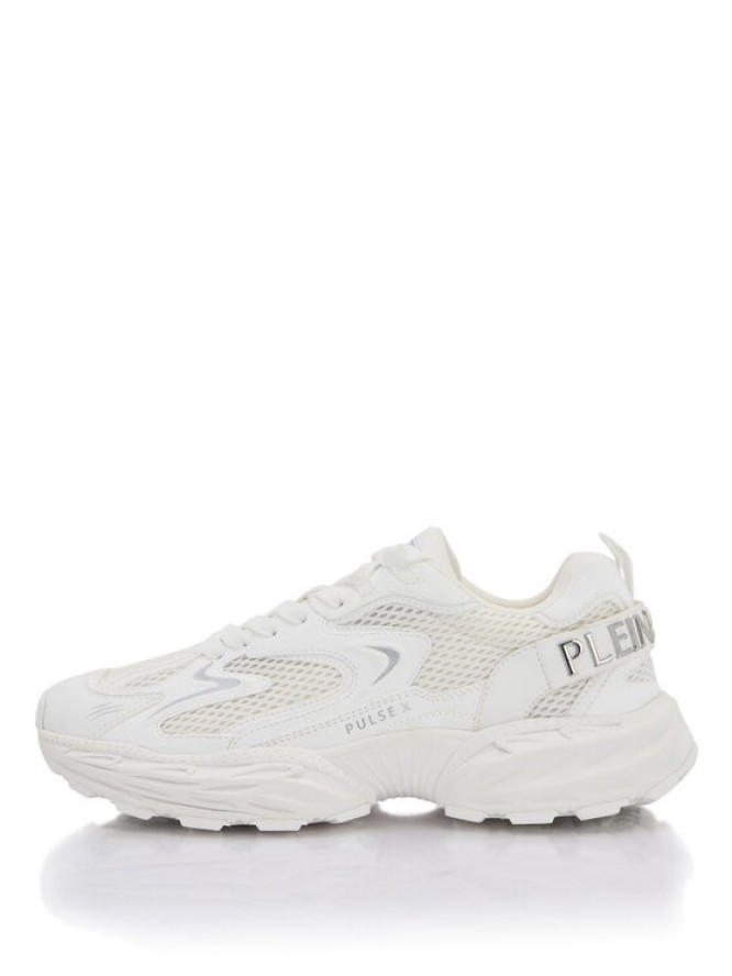 Plein Sport Sneakersy SAFS USC0931 STE003N Biały