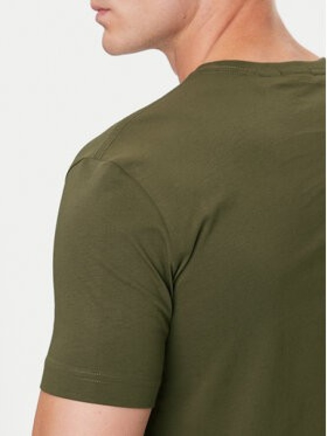 Gant T-Shirt Shield 2003184 Zielony Regular Fit