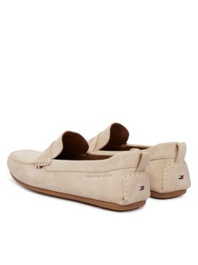 Tommy Hilfiger Mokasyny Core Hilfiegr Suede Driver FM0FM05789 Beżowy