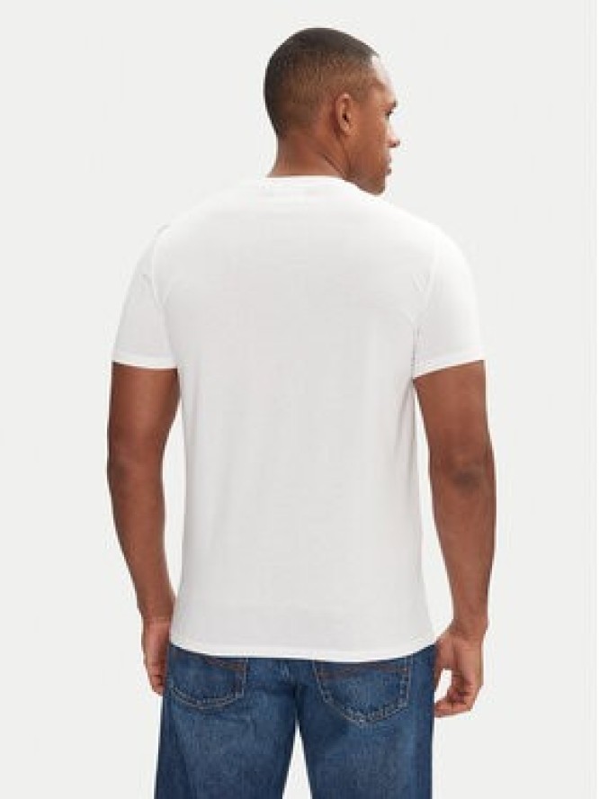 Lacoste T-Shirt TH6709 Biały Regular Fit