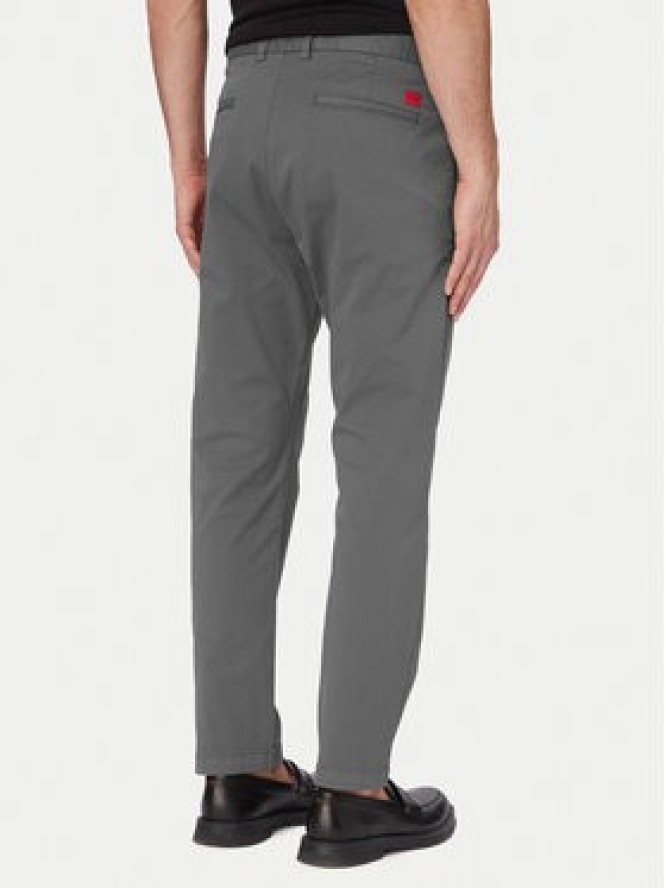 HUGO Chinosy David251D 50530886 Szary ciemny Slim Fit