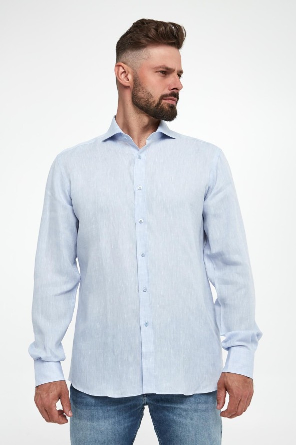 Koszula męska lniana KARL LAGERFELD