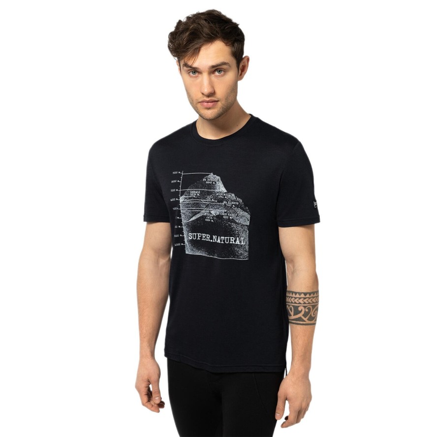 Koszulka męska z merino Super.Natural Men's 7 Peaks Tee z krótkim rękawem