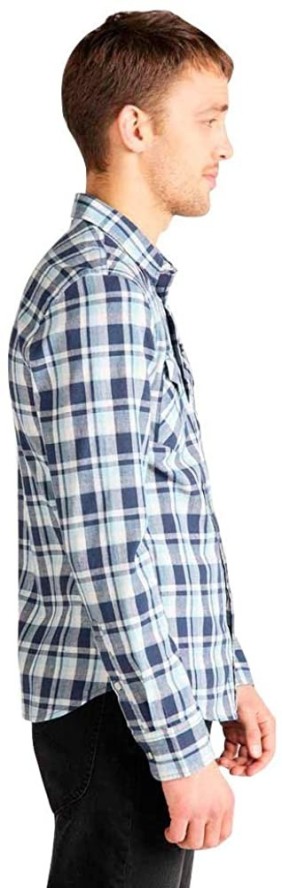 LEE CLEAN WESTERN SHIRT MĘSKA KOSZULA MATERIAŁOWA SLIM FIT NAVY L644DI35 112115488
