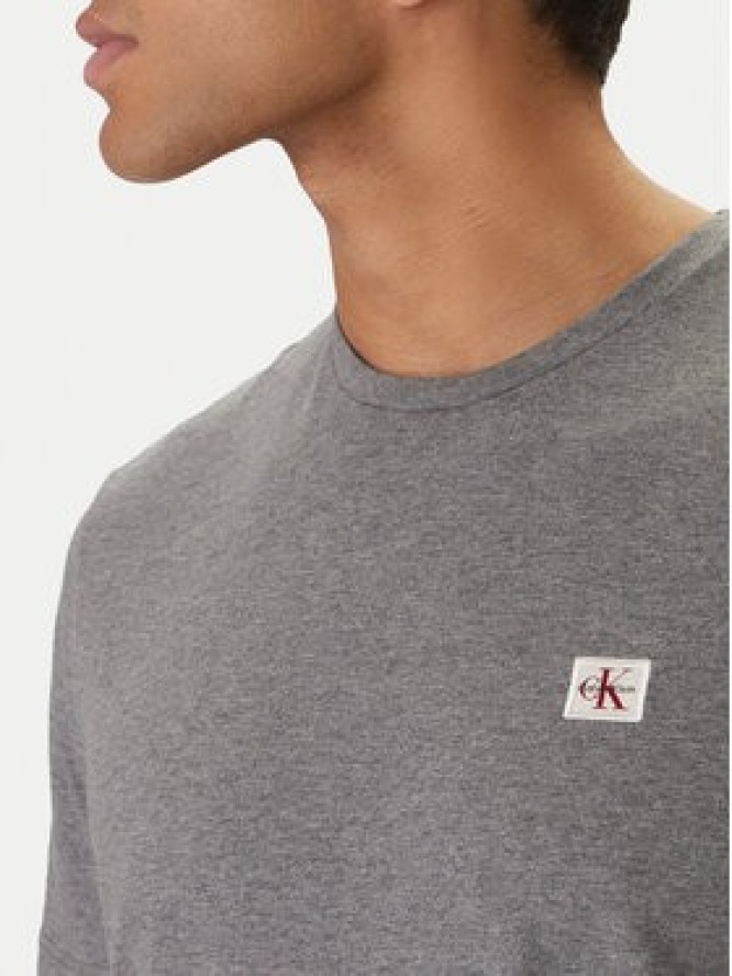 Calvin Klein Jeans T-Shirt LV04RC272G Szary Regular Fit