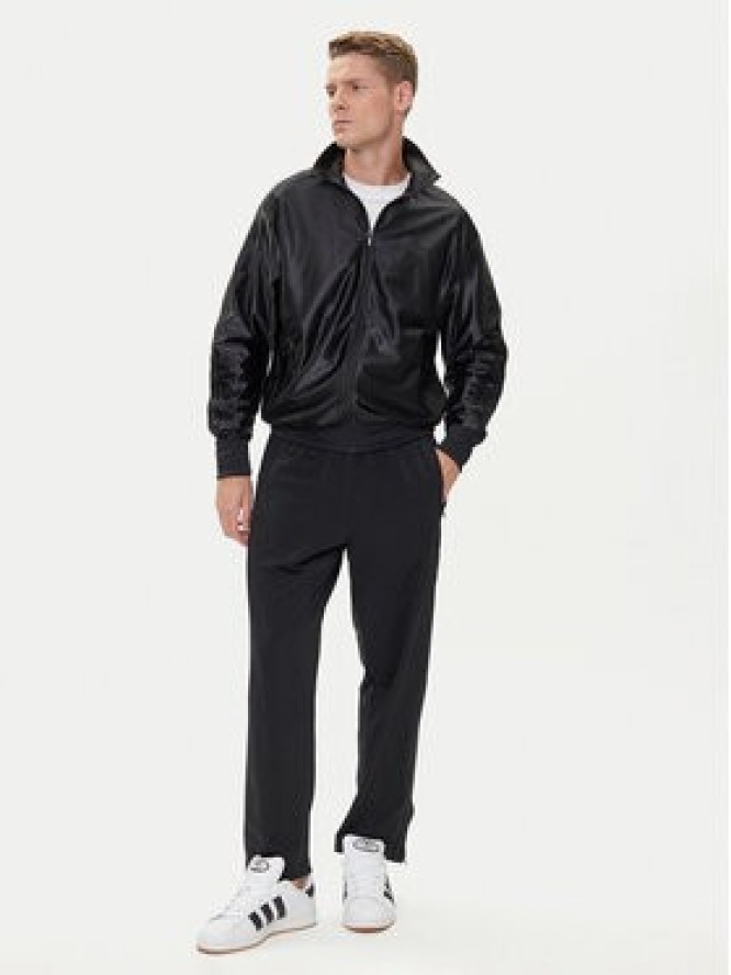 adidas Bluza Firebird Metallic JW5960 Czarny Loose Fit