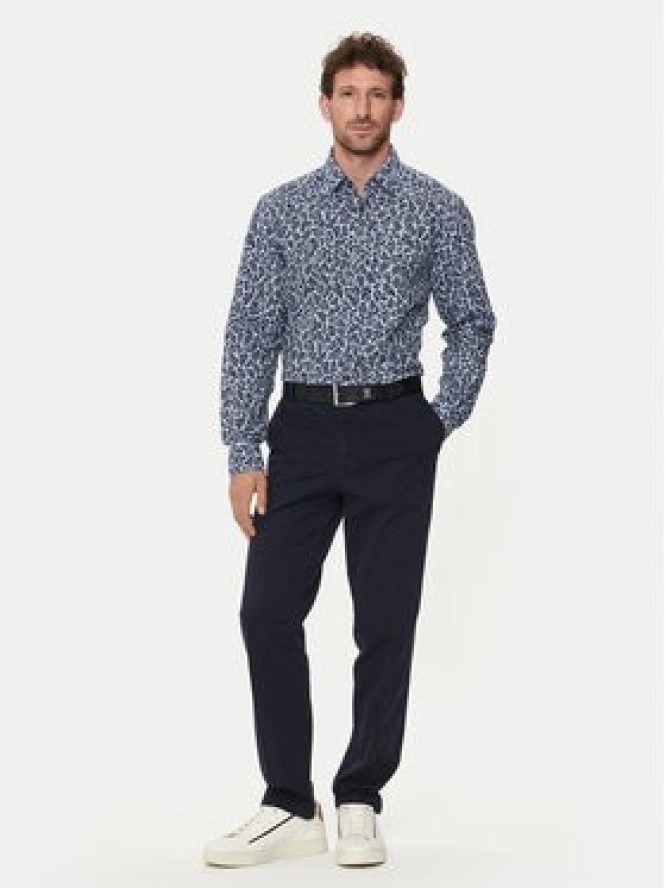Boss Koszula C-Hal-Kent-C1-223 50513648 Granatowy Casual Fit
