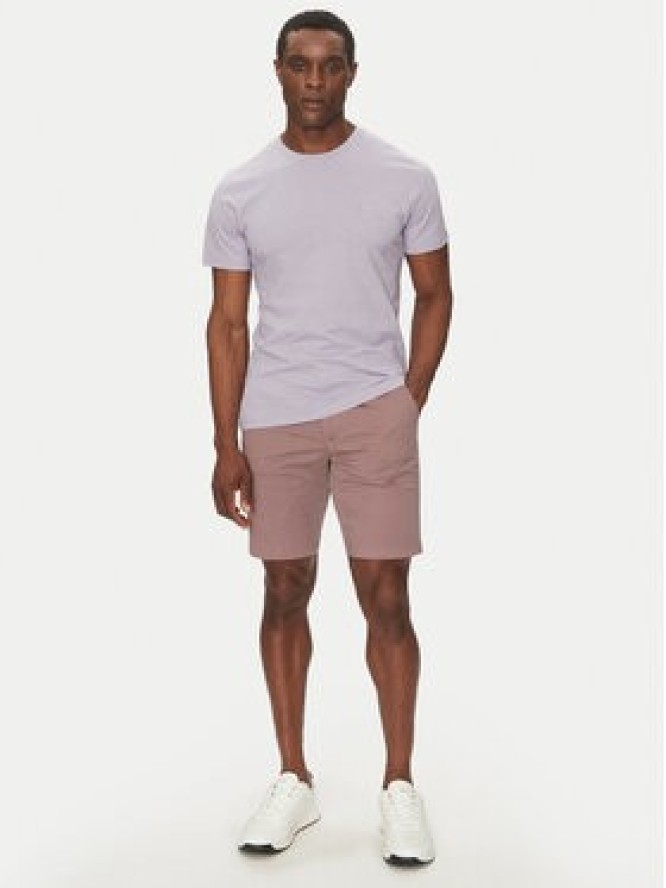 BOSS T-Shirt 50508584 Fioletowy Regular Fit