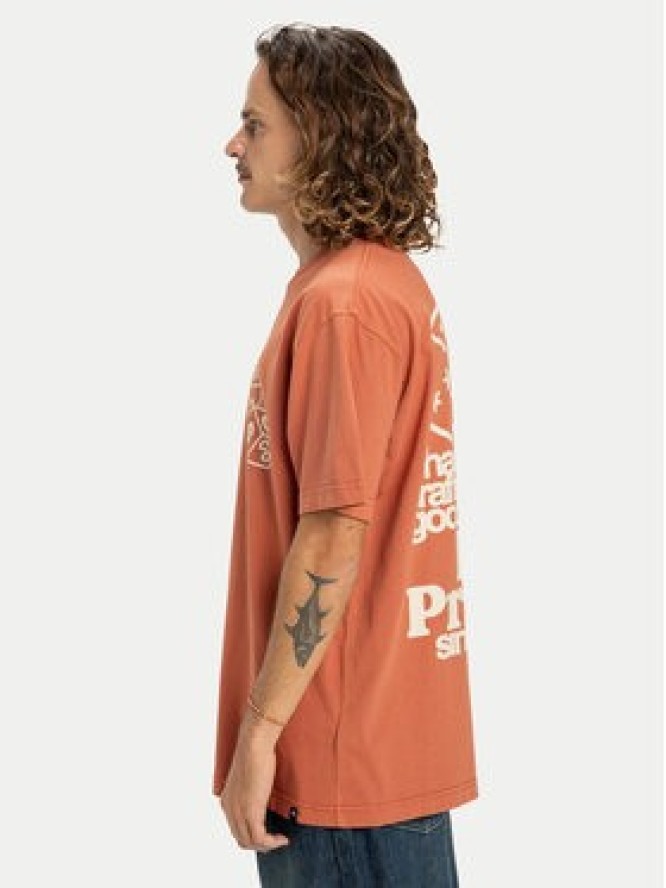 DC Shoes T-Shirt High Rollin EDYZT04367 Pomarańczowy Regular Fit
