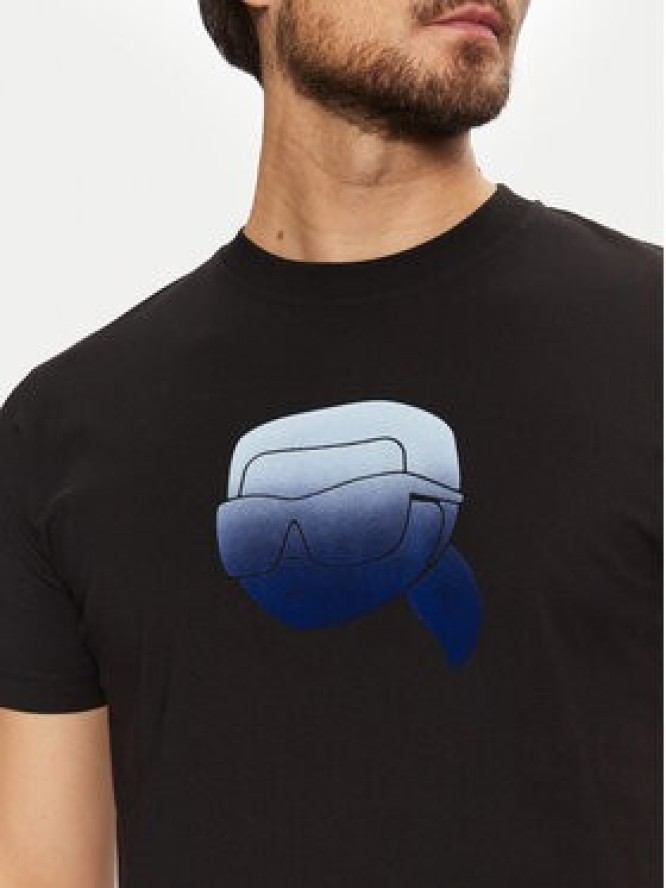 KARL LAGERFELD T-Shirt 755426 551242 Czarny Regular Fit