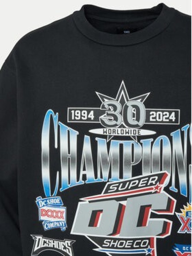 DC Shoes Bluza Old Champs ADYSF03138 Czarny Standard Fit