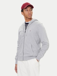 Tommy Hilfiger Bluza Essential MW0MW37239 Szary Regular Fit