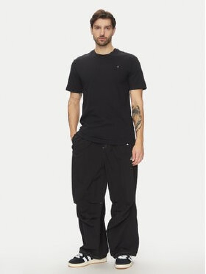 adidas T-Shirt Lounge Slide Graphic JJ4003 Czarny Regular Fit