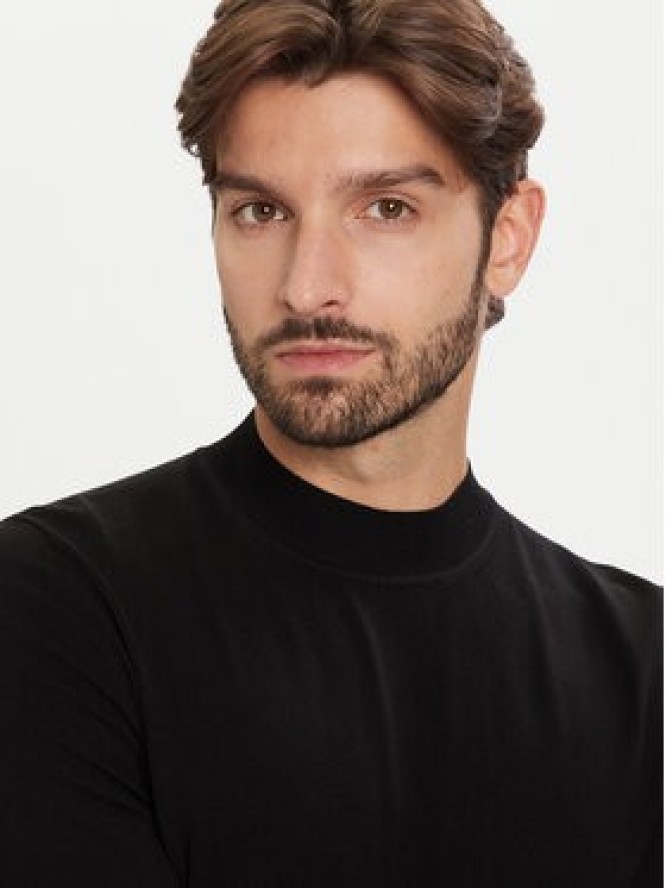 HUGO Sweter San Marc 50546856 Czarny Slim Fit