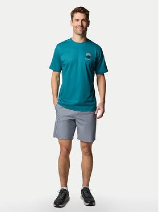 Columbia T-Shirt Kettle River™ 2120411 Turkusowy Regular Fit